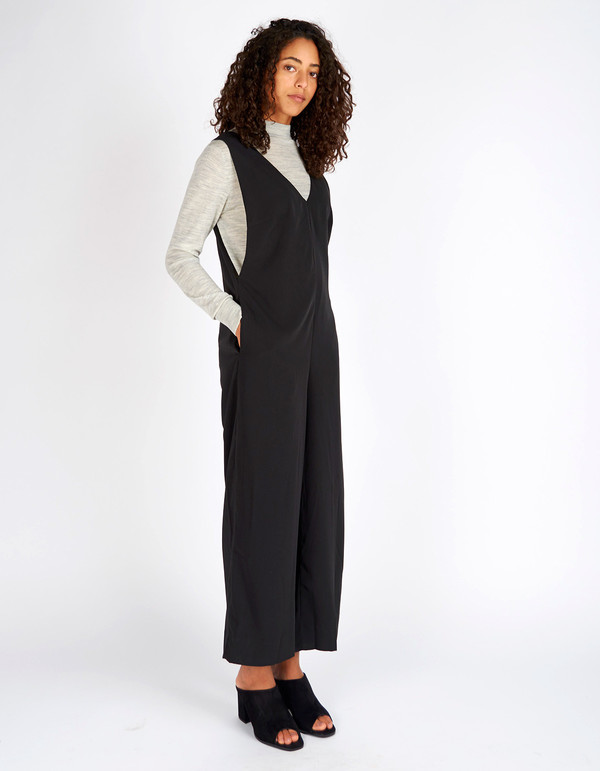 Just Female Sydney Overalls Black Just Female Sydney Overalls Black