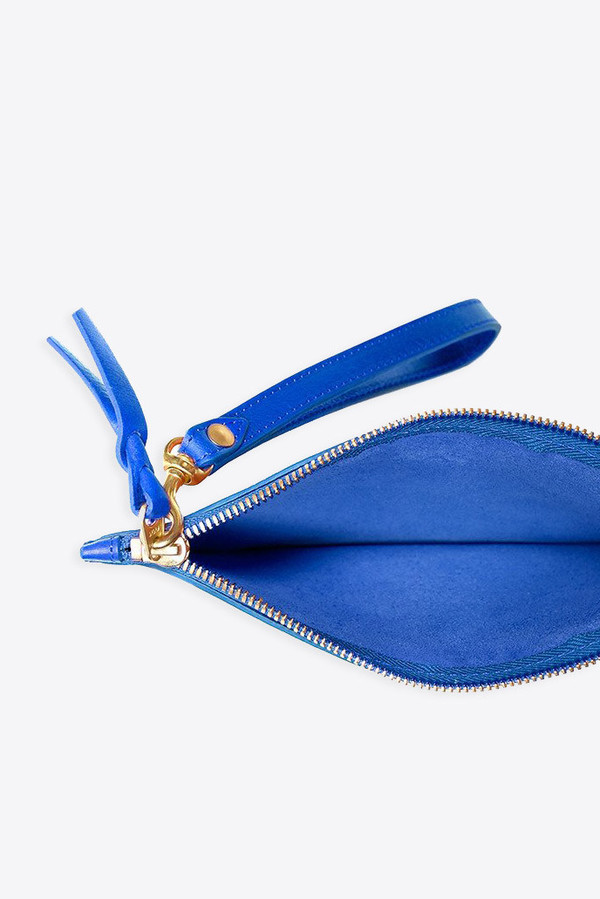Lotuff Round pouch wristlet in electric blue Lotuff Round pouch wristlet in electric blue