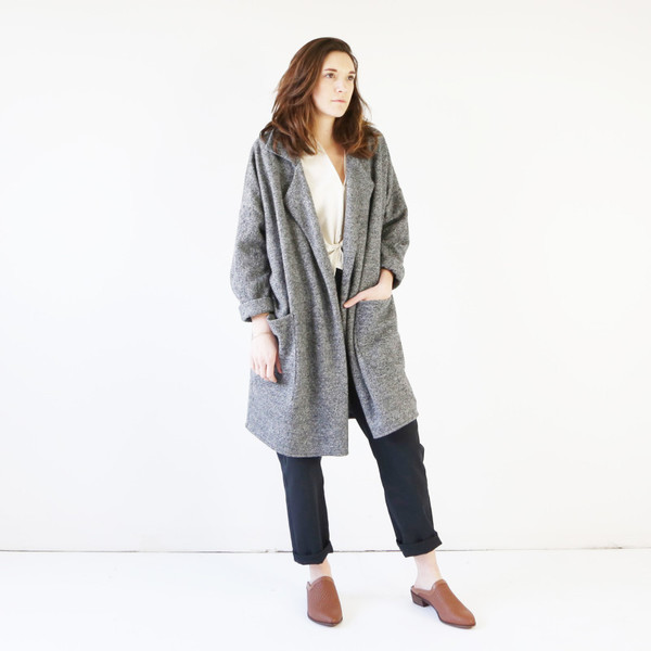 Hackwith Design House Sweater Jacket, Dark Gray Hackwith Design House Sweater Jacket, Dark Gray