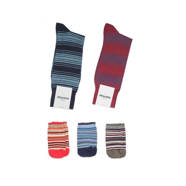 Etiquette Mine-mini Daddy Socks Set One Etiquette Mine-mini Daddy Socks Set One
