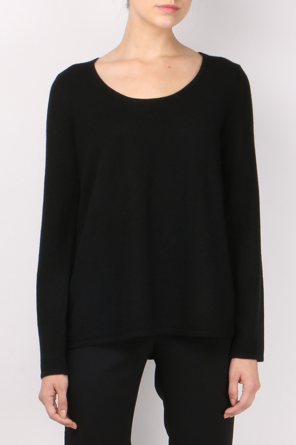 L'agence Preston Blocked Sweater Black L'agence Preston Blocked Sweater Black
