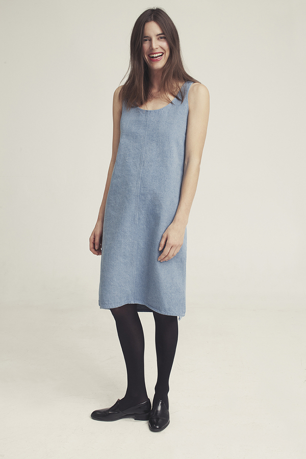 Ursa Minor Chao Dress Black Denim Ursa Minor Chao Dress Black Denim