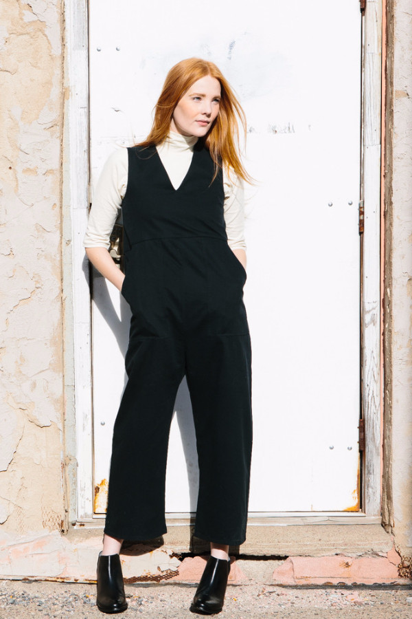 Micaela Greg Utility Jumpsuit / Black Micaela Greg Utility Jumpsuit / Black