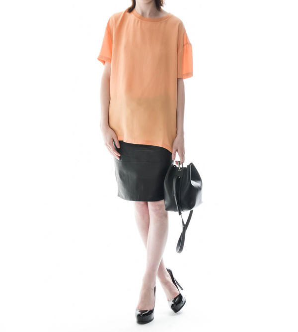 Won Hundred Apricot Nectar Tab Woven T-Shirt Won Hundred Apricot Nectar Tab Woven T-Shirt