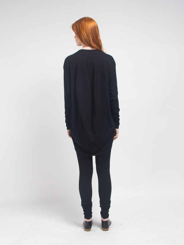 Kowtow Drape Back Top Black Kowtow Drape Back Top Black
