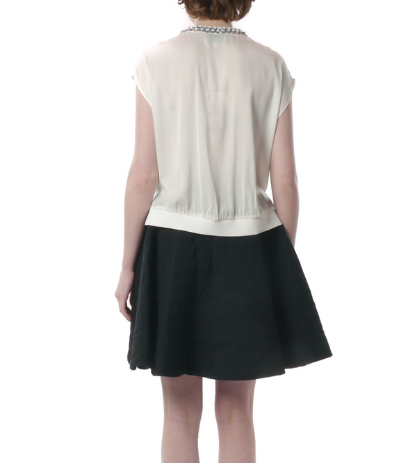 3.1 Phillip Lim Beaded Neckline Tunic Top 3.1 Phillip Lim Beaded Neckline Tunic Top