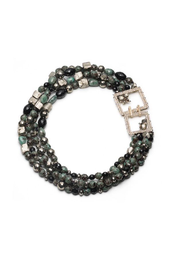 Alexis Bittar Statement Beaded Torsade Necklace Alexis Bittar Statement Beaded Torsade Necklace