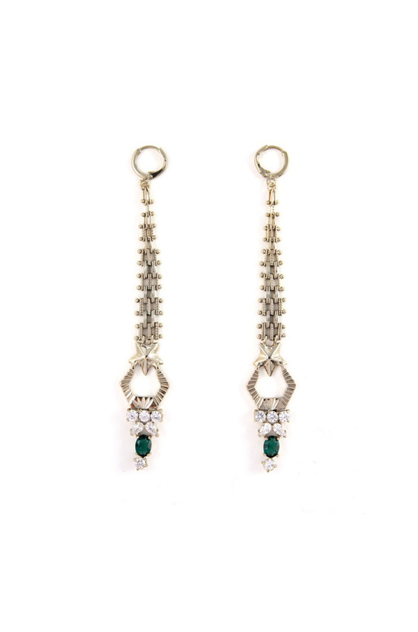 Iosselliani Anubian Jewels Mesh Earrings Iosselliani Anubian Jewels Mesh Earrings