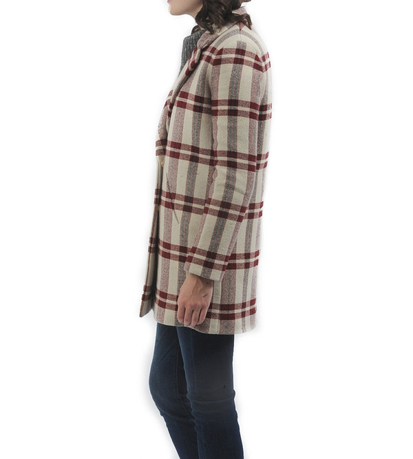 Nanushka Blanket Tweed Winter Coat Nanushka Blanket Tweed Winter Coat