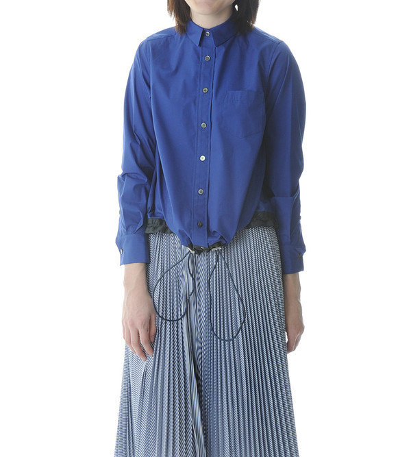 Sacai Luck Blue Blouse Drawstring Sacai Luck Blue Blouse Drawstring