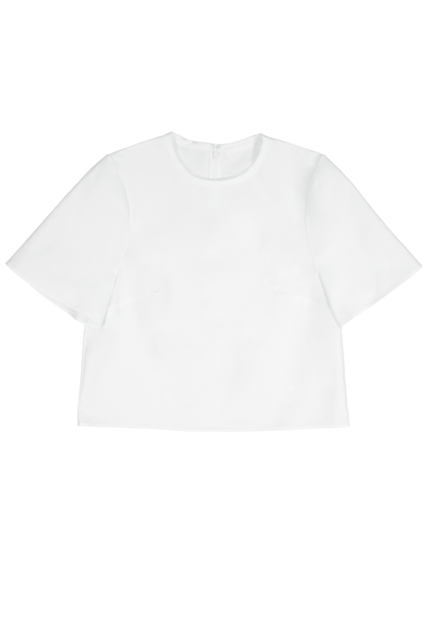 UNIFORME Zuch Woven Crop Tee UNIFORME Zuch Woven Crop Tee