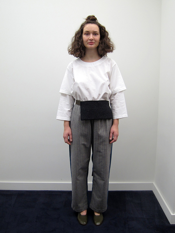 Unisex Rowena Sartin Two Faced Pants w/Pocket Belt Unisex Rowena Sartin Two Faced Pants w/Pocket Belt
