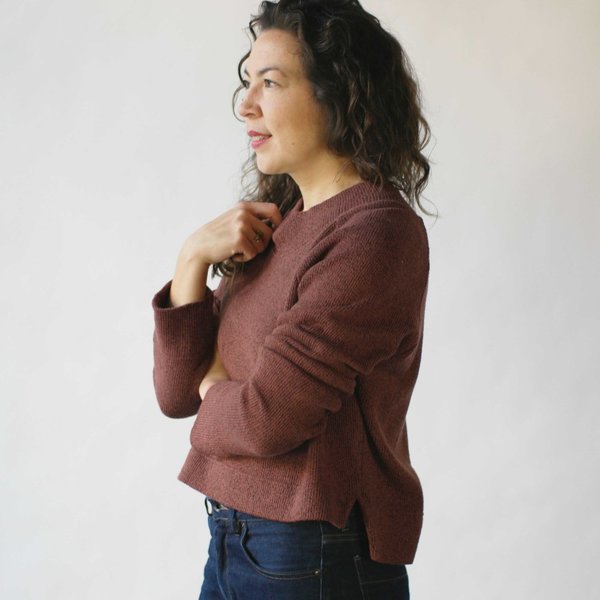 Curator Crop Sweater in Spice Curator Crop Sweater in Spice