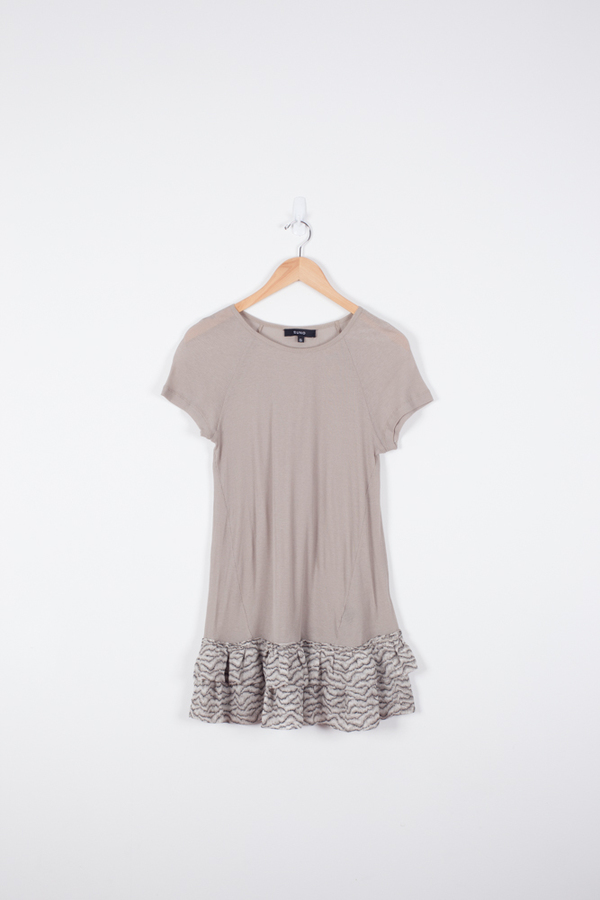 Suno Pleated Hem Tee Suno Pleated Hem Tee