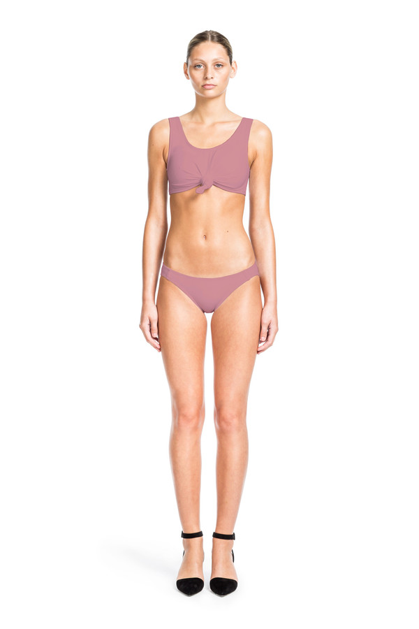 Beth Richards Knot Top - Petal CROP TANK WITH ENGINEERED KNOT Beth Richards Knot Top - Petal CROP TANK WITH ENGINEERED KNOT