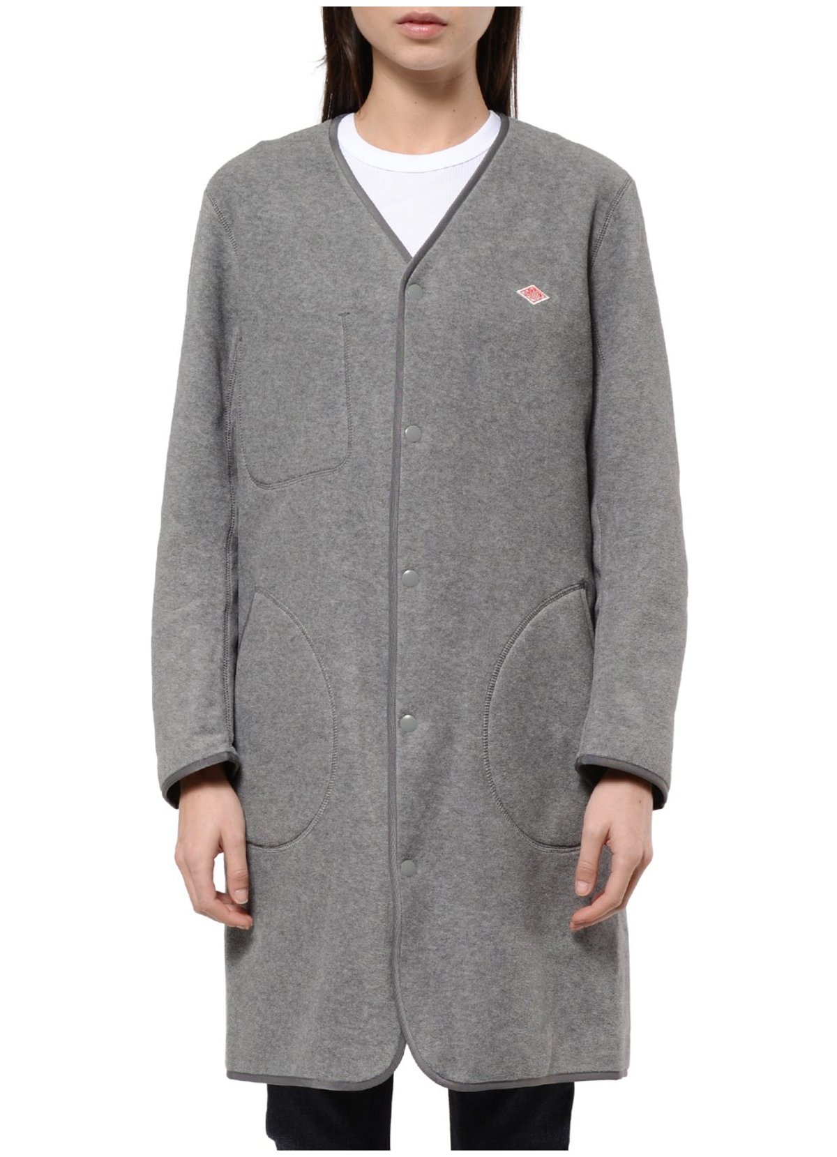 thigh length fleece jacket