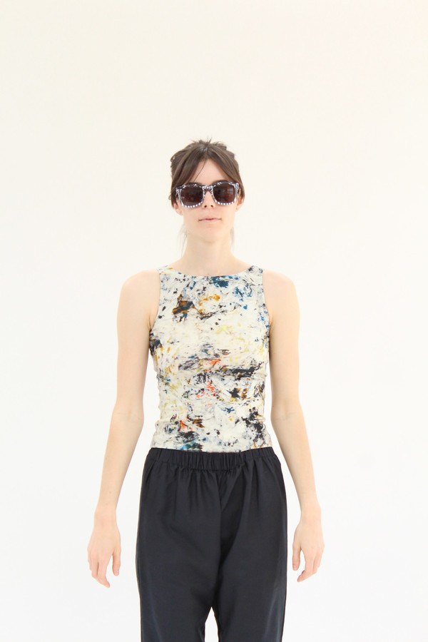 Anntian Print Tank Top Anntian Print Tank Top