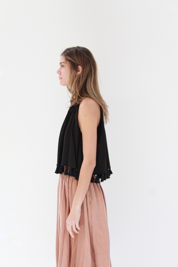 Apiece Apart Galisteo Wabi Sleeveless Top Black Apiece Apart Galisteo Wabi Sleeveless Top Black