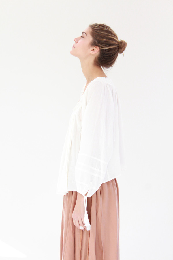 Apiece Apart Glorietta Square Neck Top White Apiece Apart Glorietta Square Neck Top White