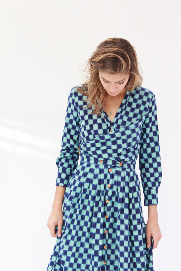 Heinui Octave Dress Ikat Heinui Octave Dress Ikat