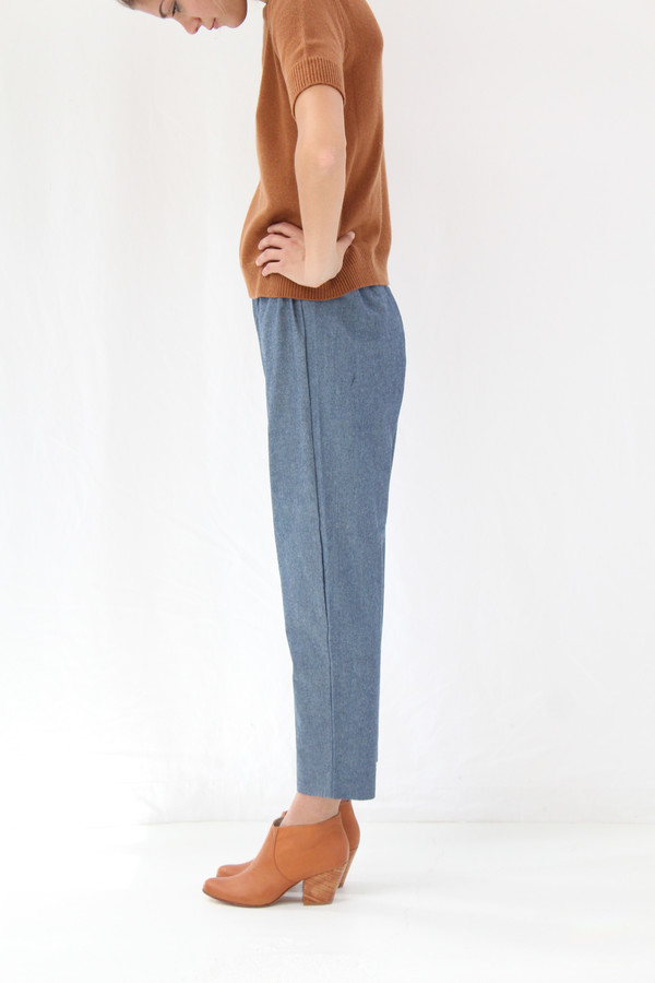 Lina Rennell Cashmere Top Saddle Lina Rennell Cashmere Top Saddle