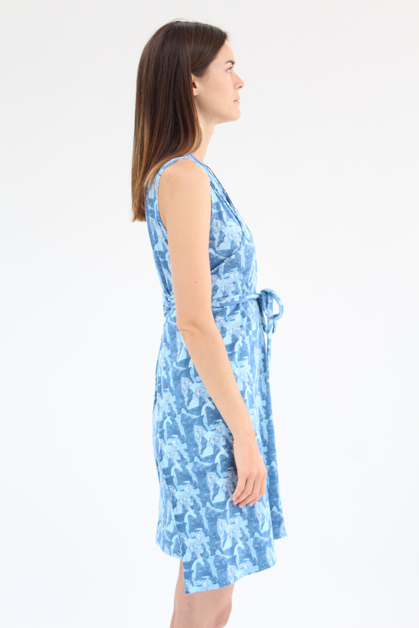Beklina Criss Cross Jersey Wrap Dress Print Beklina Criss Cross Jersey Wrap Dress Print