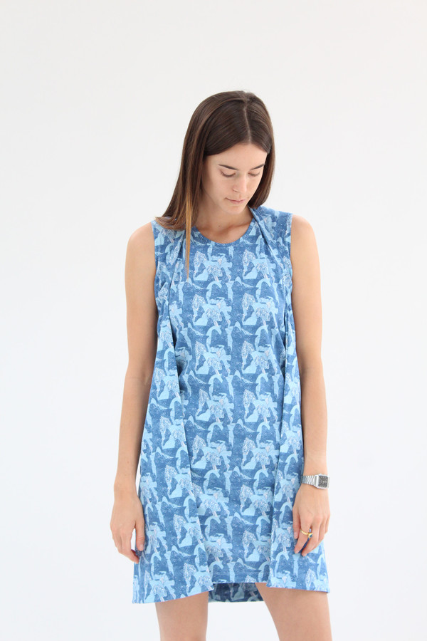 Beklina Criss Cross Jersey Wrap Dress Print Beklina Criss Cross Jersey Wrap Dress Print