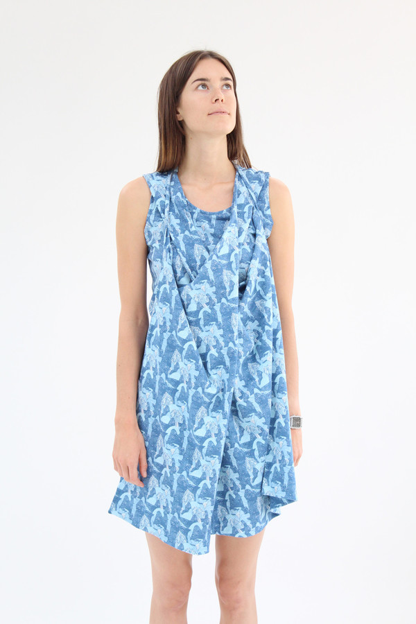 Beklina Criss Cross Jersey Wrap Dress Print Beklina Criss Cross Jersey Wrap Dress Print