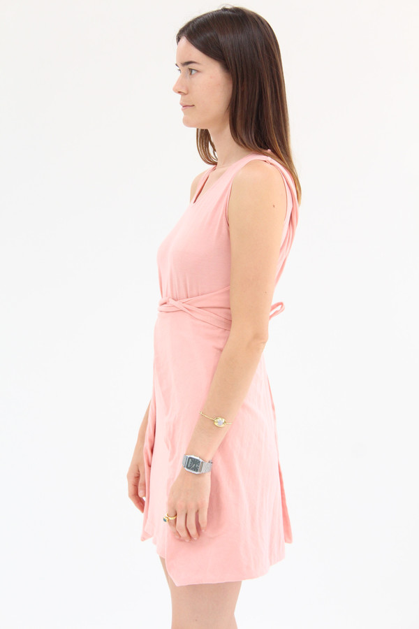 Beklina Criss Cross Jersey Wrap Dress Shrimp Beklina Criss Cross Jersey Wrap Dress Shrimp