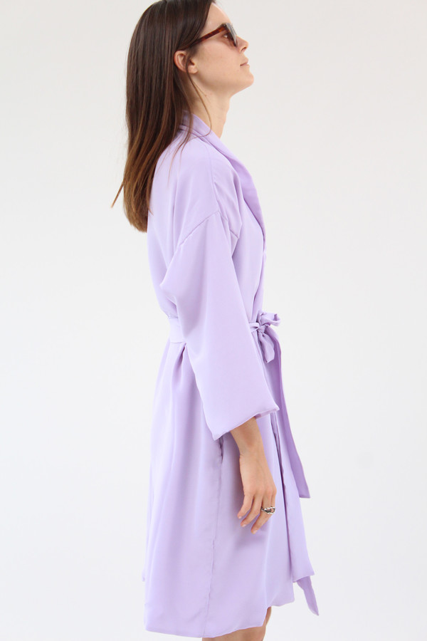 Beklina Silk Robe Lilac Beklina Silk Robe Lilac