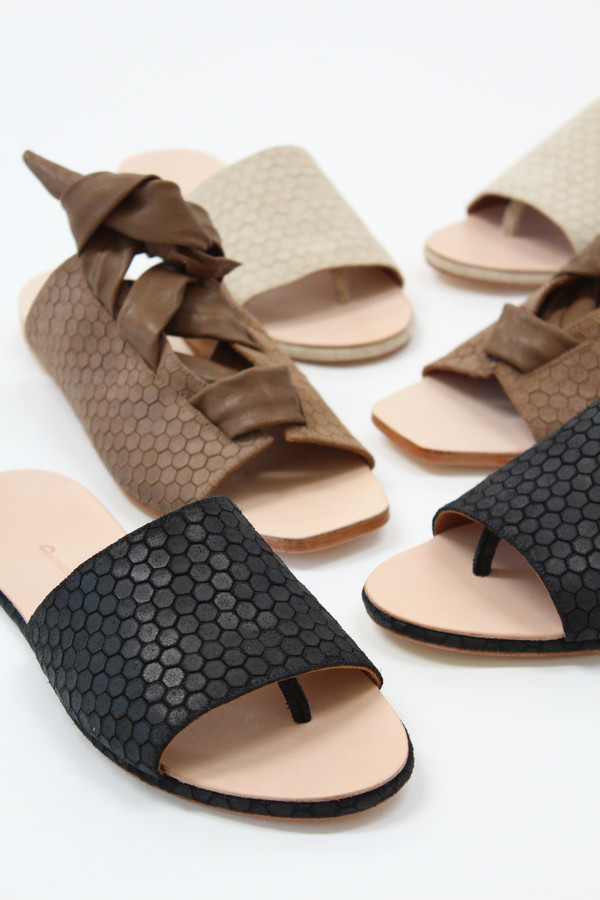 Palatines Caelum Slide Sandal Beige Hex Palatines Caelum Slide Sandal Beige Hex