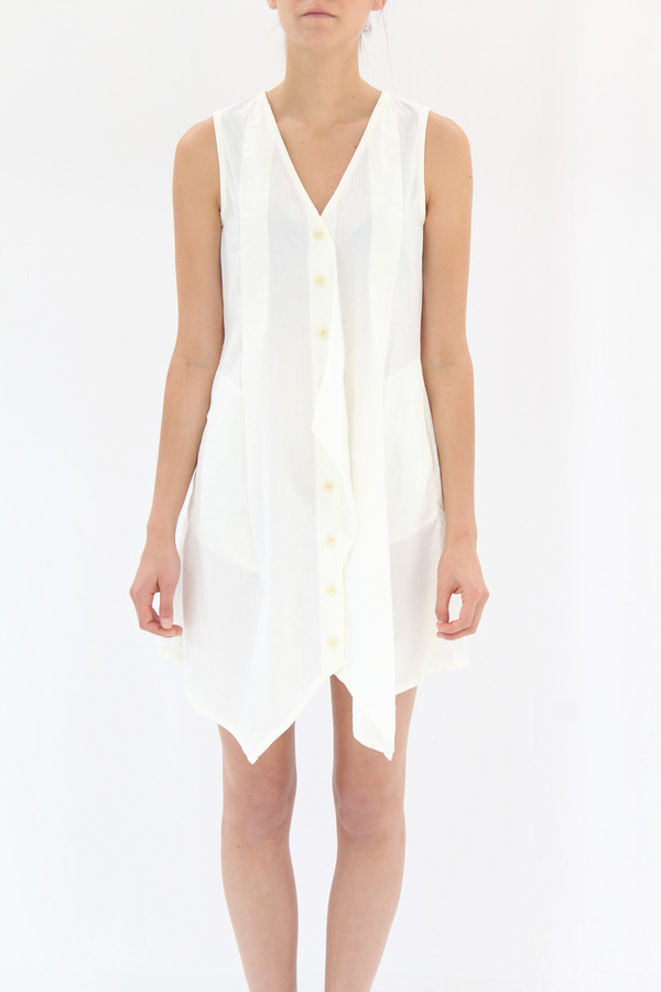 Prairie Underground Arrowhead Dress White Prairie Underground Arrowhead Dress White