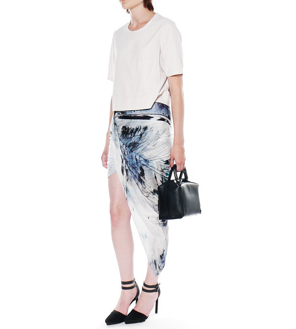 Raquel Allegra Cropped Boxy Tee Raquel Allegra Cropped Boxy Tee