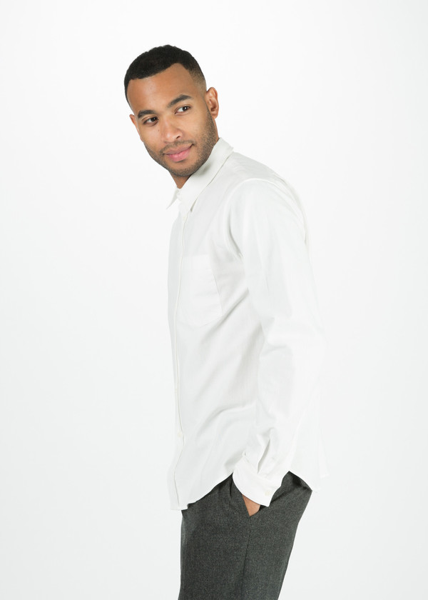 Men's Margaret Howell Raw Cotton Slim Work Shirt Men's Margaret Howell Raw Cotton Slim Work Shirt