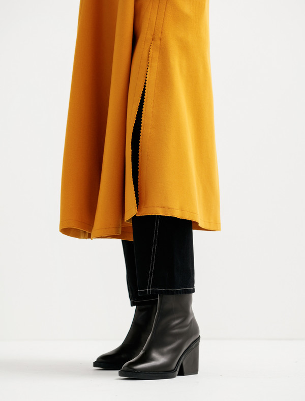 Lemaire Sleeveless Wrapover Dress Saffron Lemaire Sleeveless Wrapover Dress Saffron
