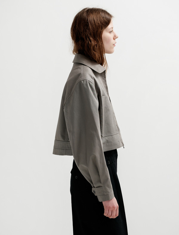 Lemaire Zipped Blouson - Stone Lemaire Zipped Blouson - Stone