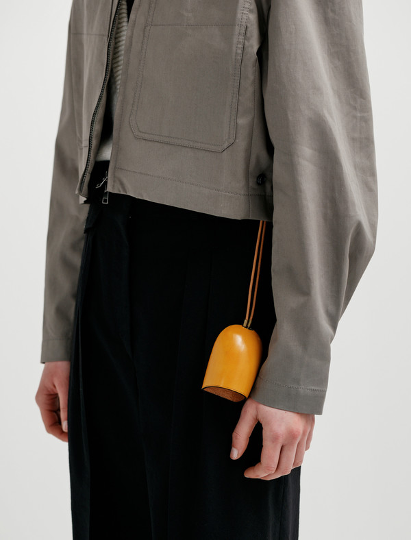 Lemaire Zipped Blouson - Stone Lemaire Zipped Blouson - Stone