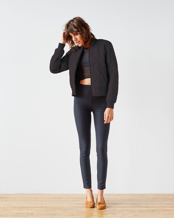 PIECE NYC Luxe Bomber - Black PIECE NYC Luxe Bomber - Black