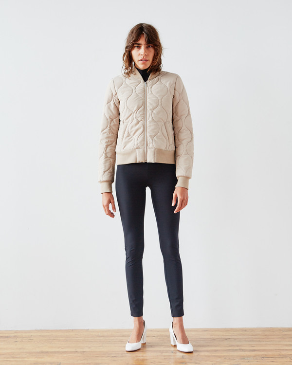 PIECE NYC Luxe Bomber - Tan PIECE NYC Luxe Bomber - Tan