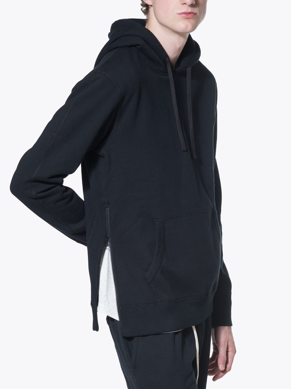 Men's Reigning Champ Knit Mid Wt Terry Side Zip Hoodie Men's Reigning Champ Knit Mid Wt Terry Side Zip Hoodie