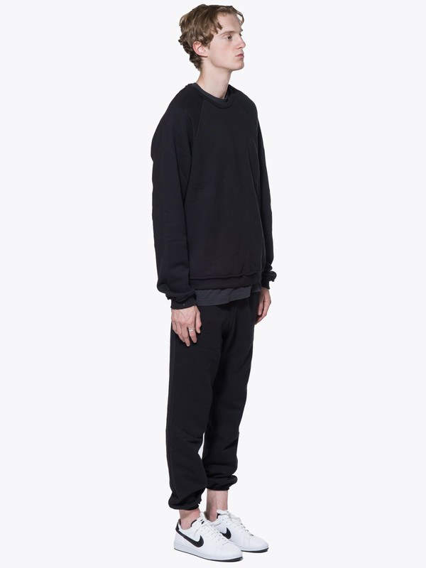John Elliott Raw Edge Raglan Crew John Elliott Raw Edge Raglan Crew