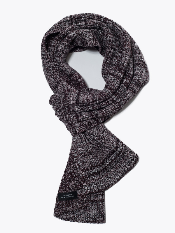 Saturdays S01 2X2 Knit Scarf Saturdays S01 2X2 Knit Scarf