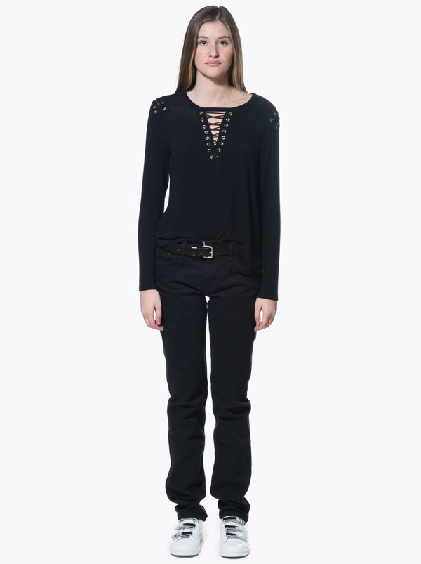 Generation Love Vivi Lace Up Top Generation Love Vivi Lace Up Top