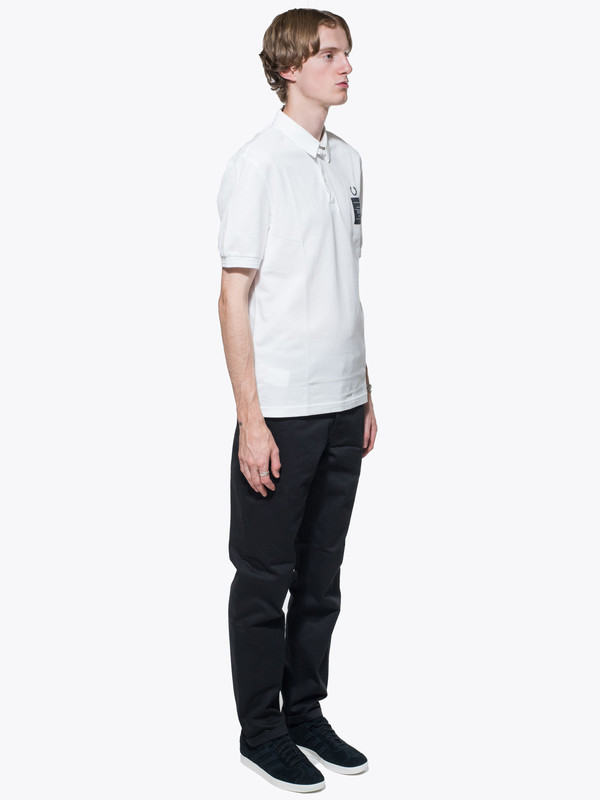 Men's Art Comes First X Fred Perry Woven Collar Pique Shirt Men's Art Comes First X Fred Perry Woven Collar Pique Shirt