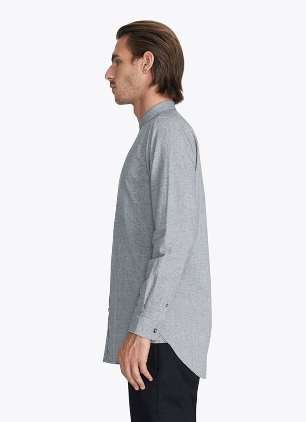 Men's Zanerobe Tuck 7ft LS Shirt Static Marle Men's Zanerobe Tuck 7ft LS Shirt Static Marle