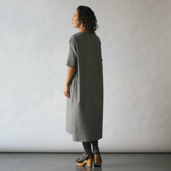 Lu. Revel Dress in Concrete Lu. Revel Dress in Concrete