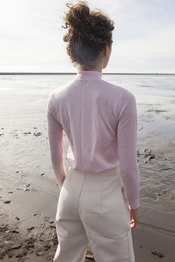 OBJECTS WITHOUT MEANING MOCK NECK LONG SLEEVE SWEATER OBJECTS WITHOUT MEANING MOCK NECK LONG SLEEVE SWEATER
