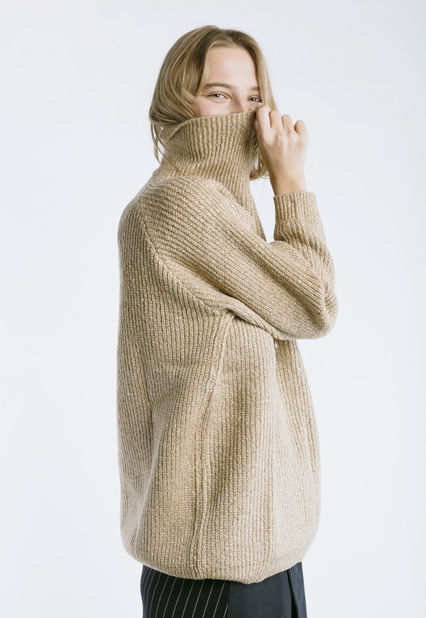 Callahan Heathered Mock Turtleneck Callahan Heathered Mock Turtleneck