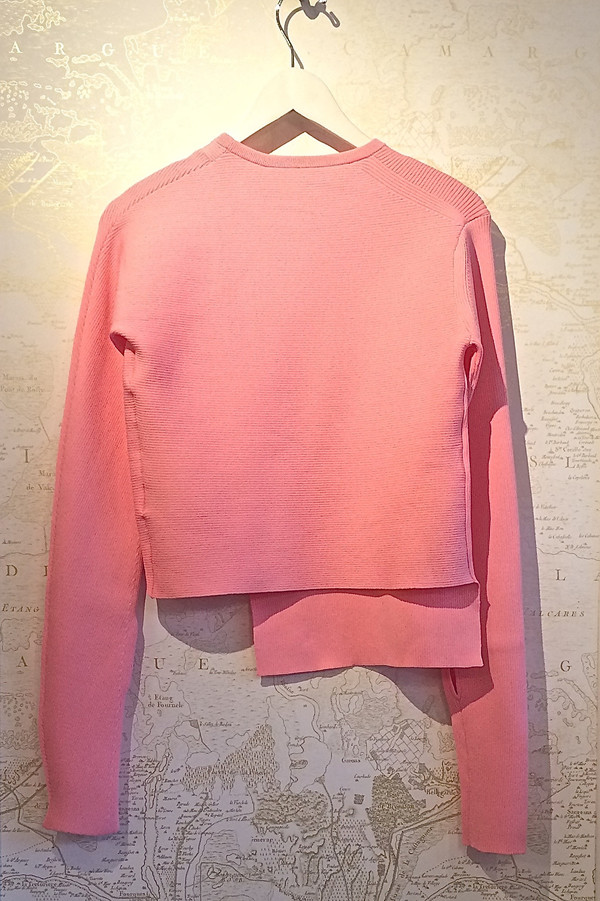 Tibi Ribbed Asymmetrical Knit Top Tibi Ribbed Asymmetrical Knit Top