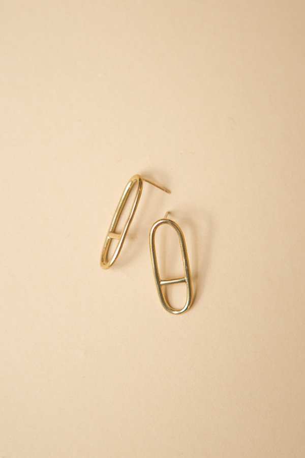 Seaworthy Horizon Earrings / Brass Seaworthy Horizon Earrings / Brass